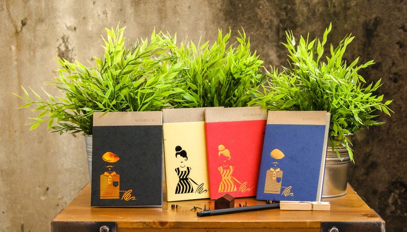 ‘随身手记’种子笔记本 ('13 AW 四色合购) - 笔记本/手帐 - 纸 多色