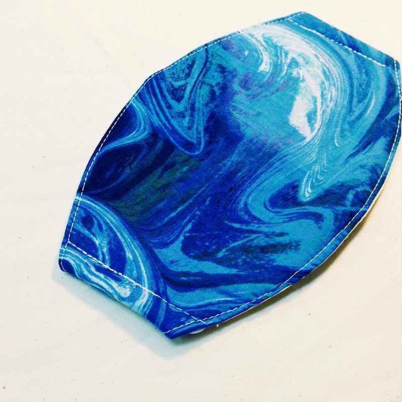 ::铺棉口罩:: 孟克 - 眼罩 - 其他材质 蓝色