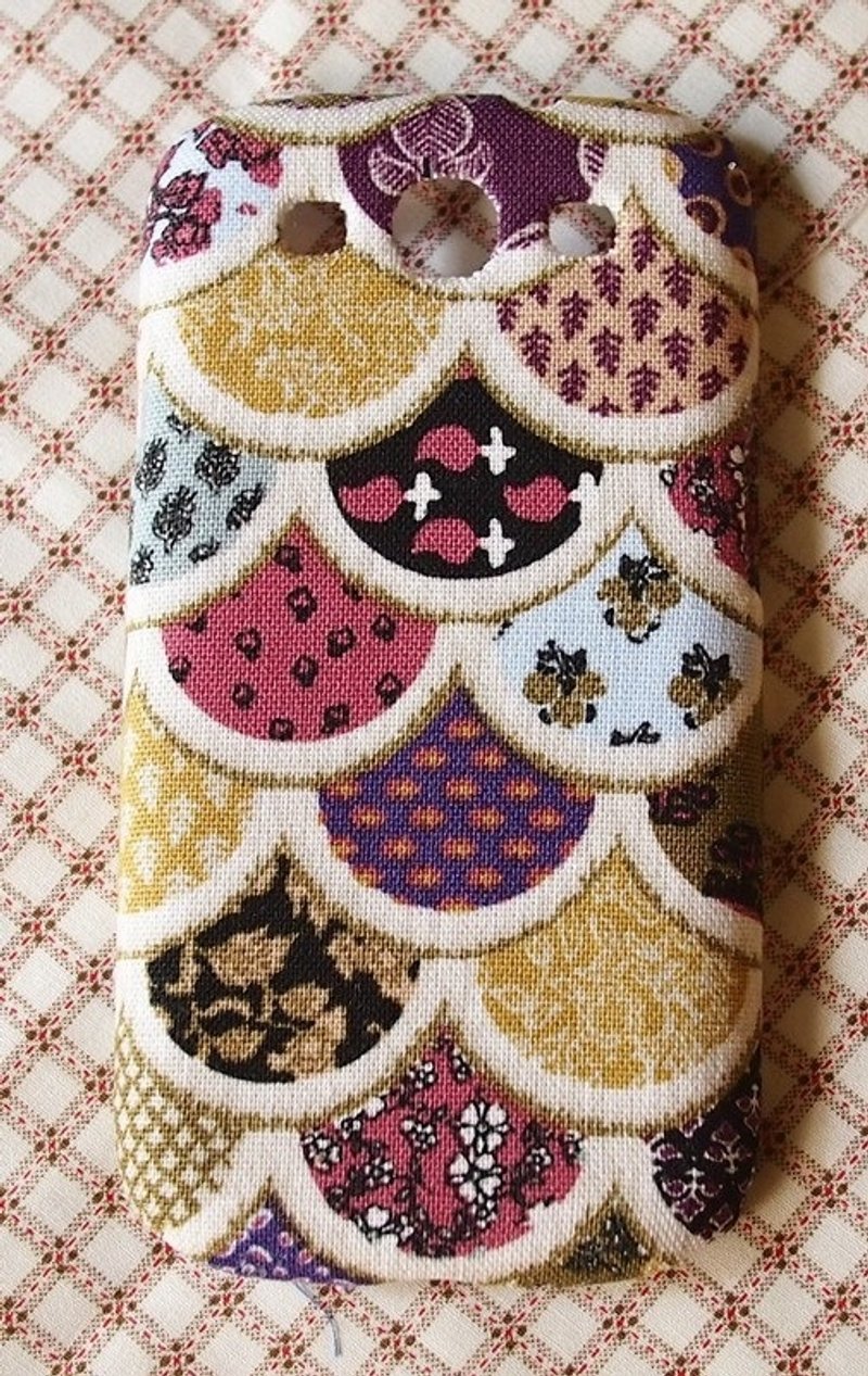 布艺 日本紫色和风 保护套 手机壳  Samsung Galaxy S5 S4 S6 A7 A5  HTC One M8 One 2 mini Butterfly S - 手机壳/手机套 - 其他材质 紫色