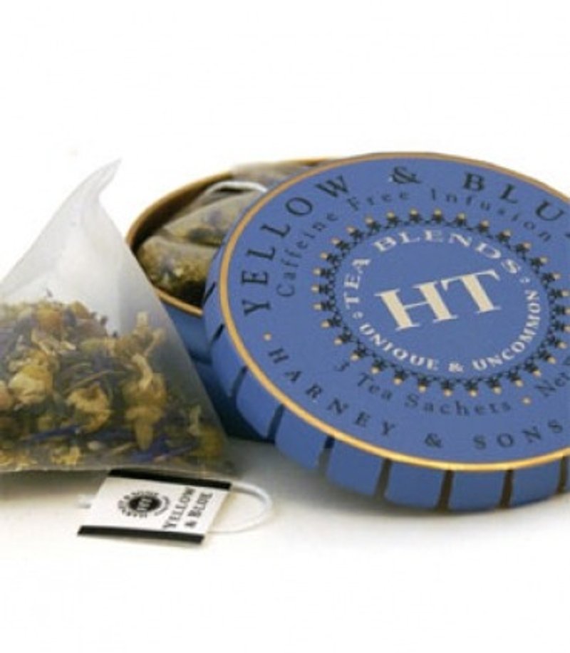 Yellow & Blue黄色＆蓝色 - 茶 - 植物．花 蓝色