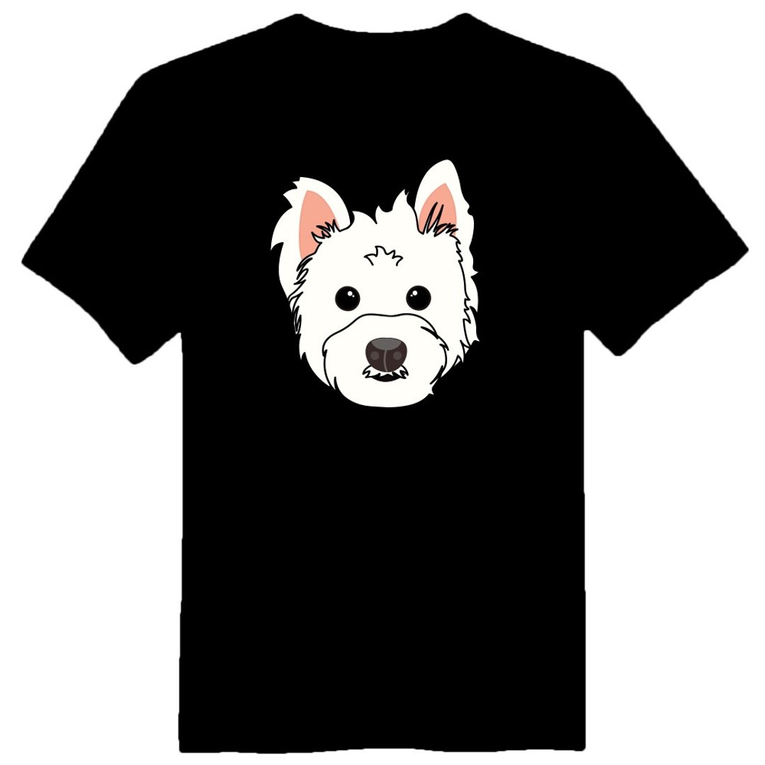 西高地白梗T恤 West Highland White Terrier T-shirt - 女装 T 恤 - 棉 