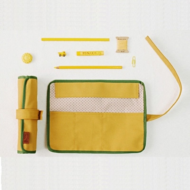Dessin x Jamstudio-Candy卷卷笔袋-芥末黄,JSD74904 - 铅笔盒/笔袋 - 其他材质 黄色