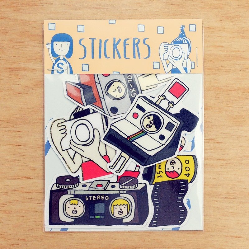 右手超人中贴纸 / 第2组 - 贴纸 - 纸 橘色