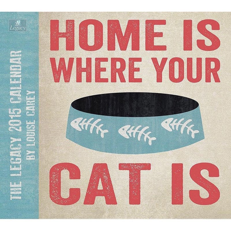 [SUSS] 美国进口Legacy 2015 家有爱猫月历 (Home is Where Your Cat Is)-现货免运 - 笔记本/手帐 - 纸 蓝色