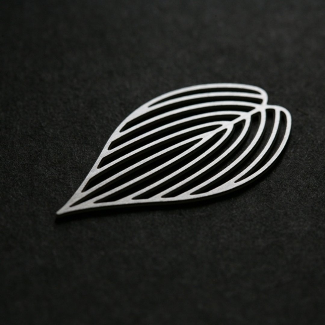叶胸针 Leaf Brooch - 胸针 - 其他金属 