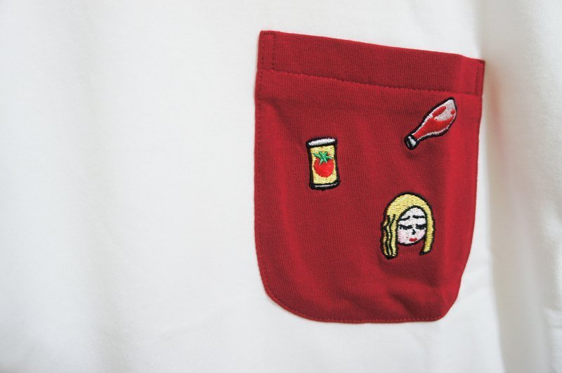 《回到12岁》吸血鬼同学的便当 T恤 - 女装 T 恤 - 棉．麻 白色