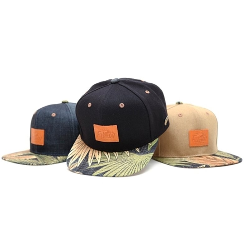 Filter017- 棒球帽 -Bahamian 巴哈马热带树丛后扣式棒球帽 - 帽子 - 其他材质 蓝色