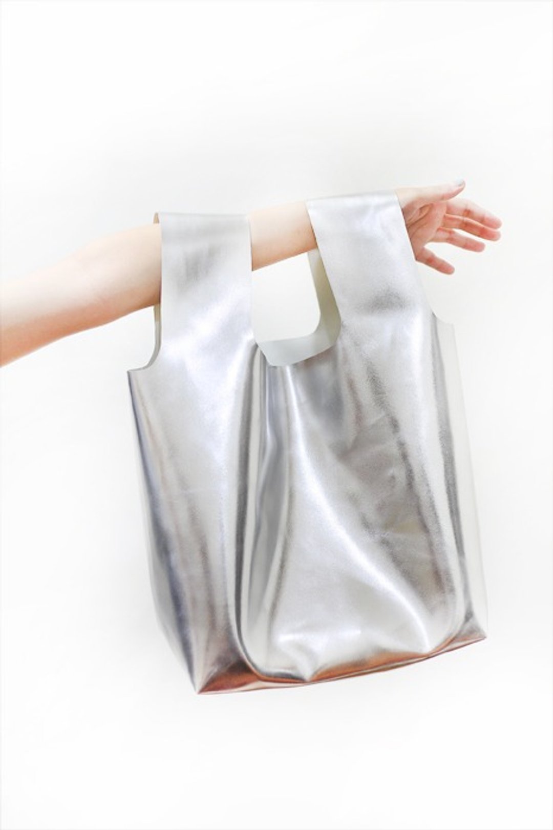 FUCK IT"bag 水银S (限量复刻) - 手提包/手提袋 - 防水材质 银色