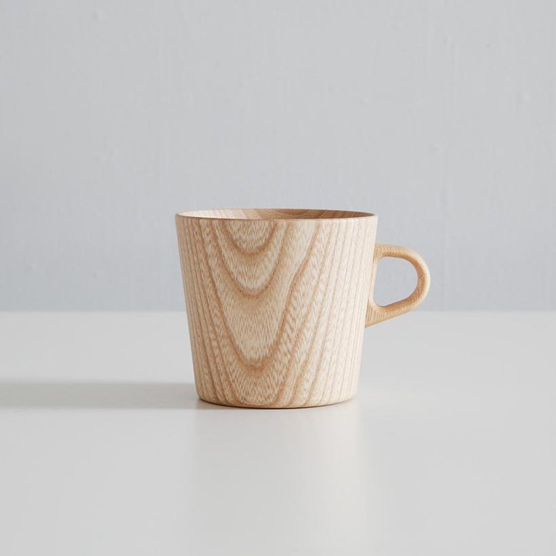Kami 原木马克杯(中) | WOOW COLLECTION - 咖啡杯/马克杯 - 木头 卡其色