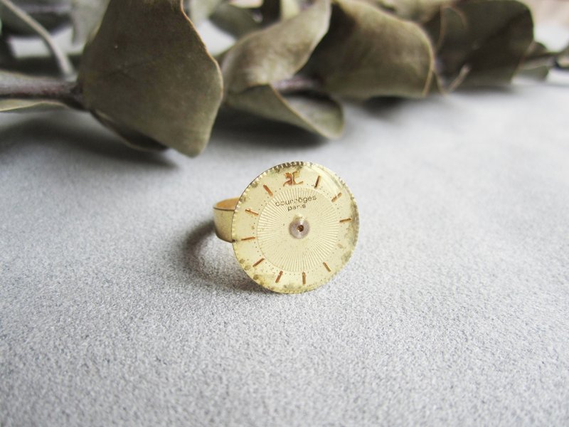 〆零件改造戒指_蚀剥 - 戒指 - 其他金属 黄色