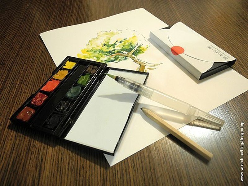 旅人水彩盘 - 其他 - 其他材质 黑色