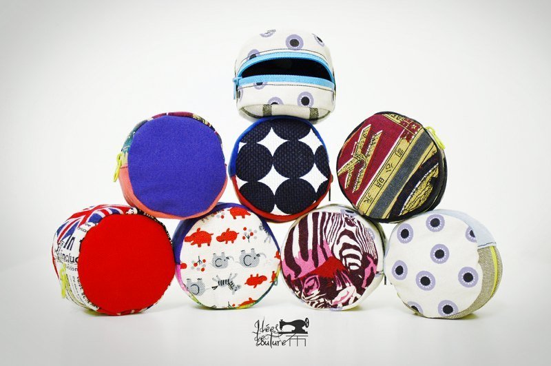 红豆饼零钱包 - 零钱包 - 其他材质 多色