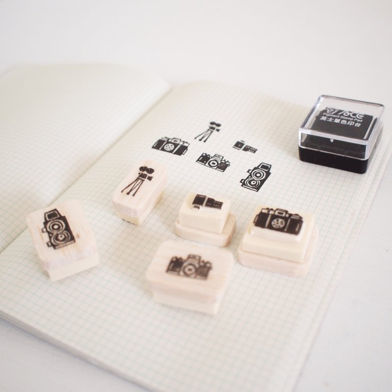 [Camera stamp] 小相机组印章 - 印章/印台 - 其他材质 