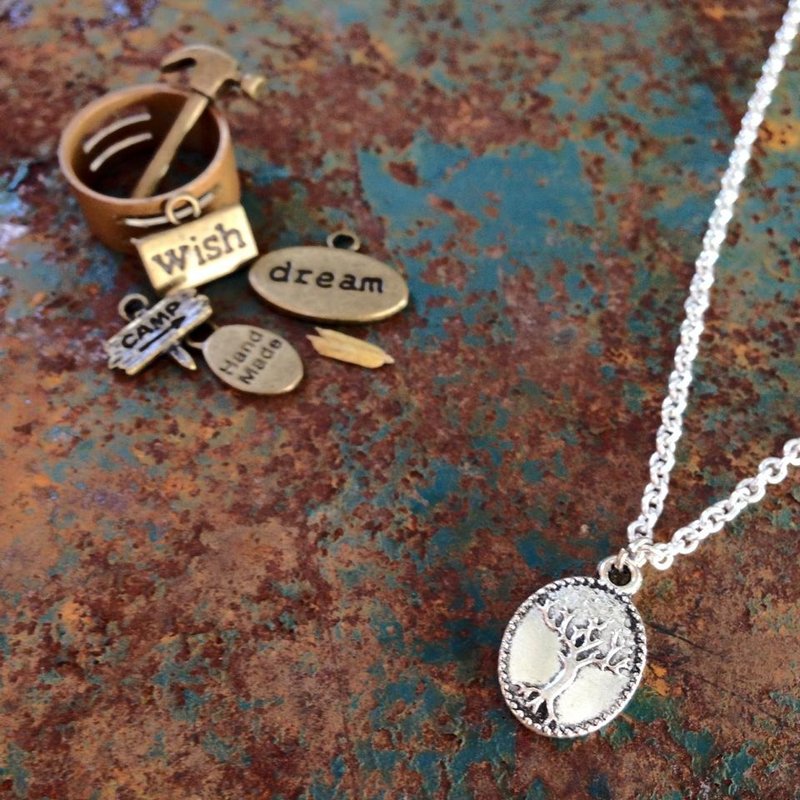 【Story Necklace 故事项链】 焚而不毁 - 项链 - 其他金属 