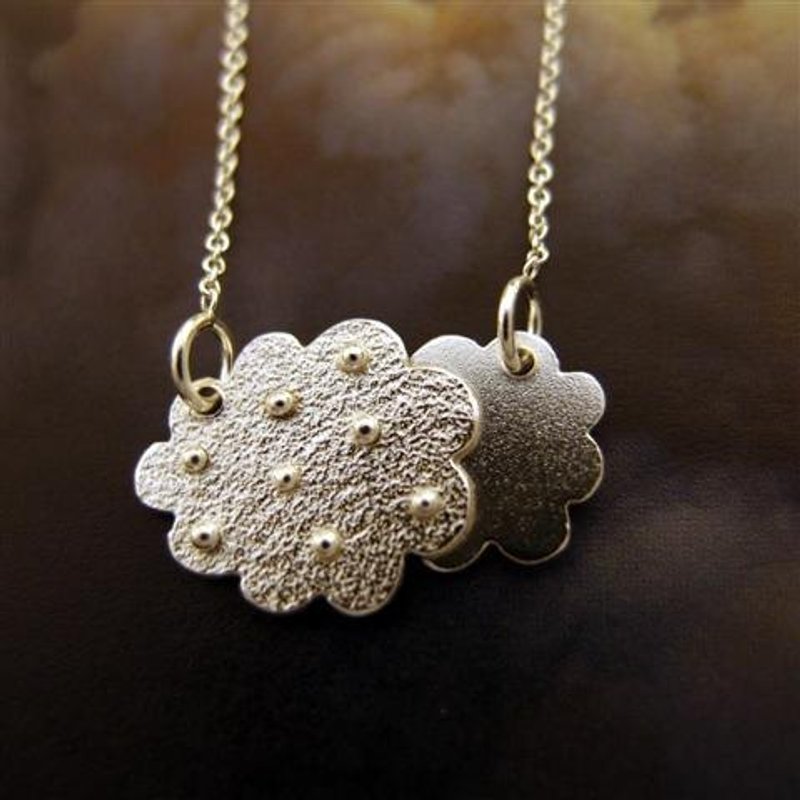 晴时多云偶阵雨纯银项炼 - 项链 - 其他金属 白色