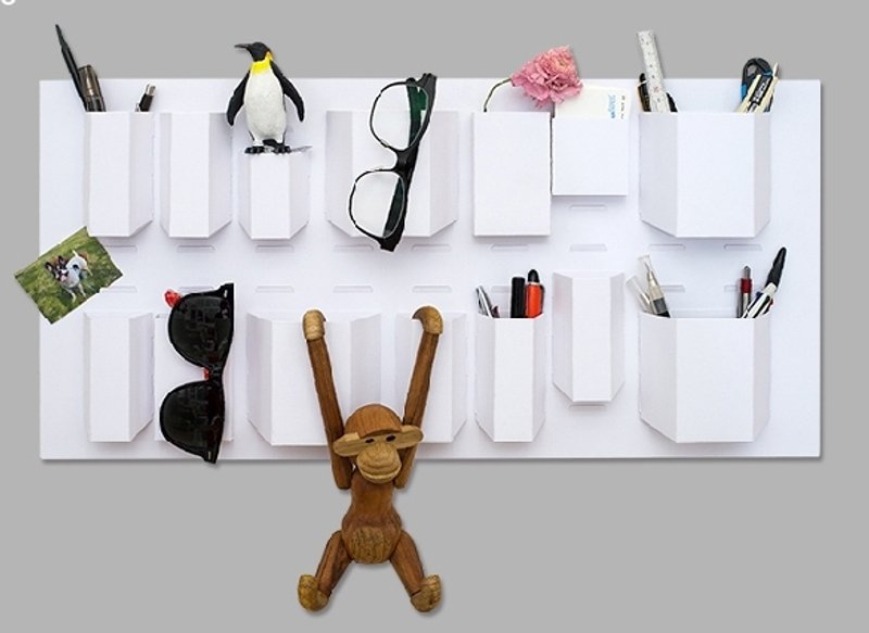 韩国【Tunapaper】Paperage DIY手工收纳盒〈White〉 - 收纳用品 - 纸 白色