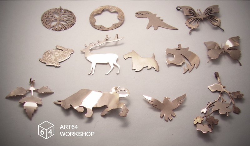 ART64金工学苑[银坠体验]学习课程 - 其他 - 其他金属 灰色