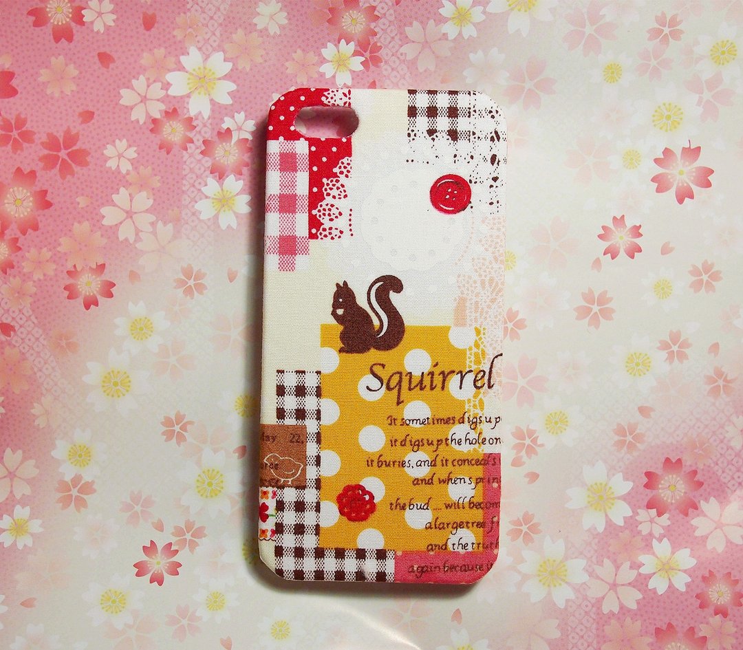 布艺 日本可爱松鼠 保护套 手机壳 HTC One M7 M8 mini E8 J Apple iPhone 6+ 6 5s 5 4s - 其他 - 其他材质 