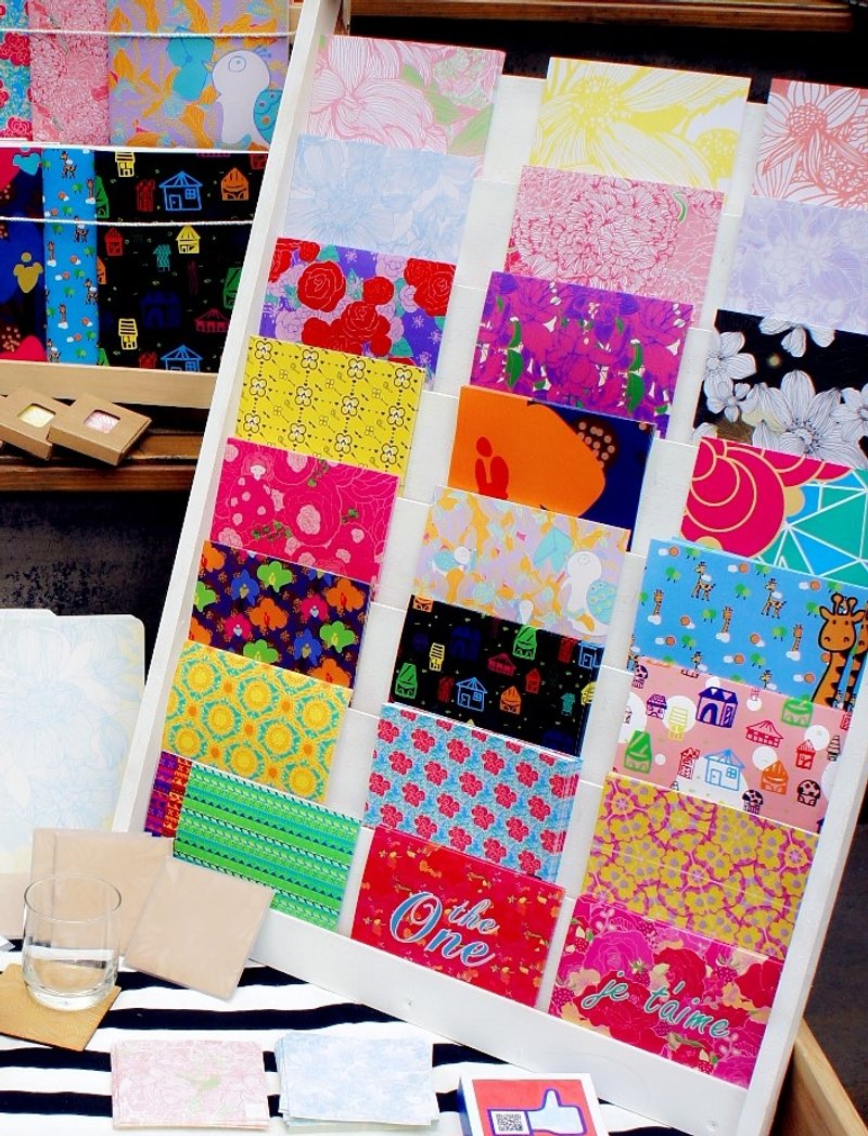 ✿万用明信片好心情套组✿ (6入) - 卡片/明信片 - 纸 多色