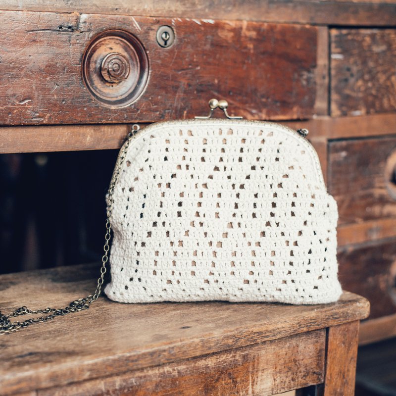 手织材料包＊老上海口金包 - 其他 - 其他材质 白色