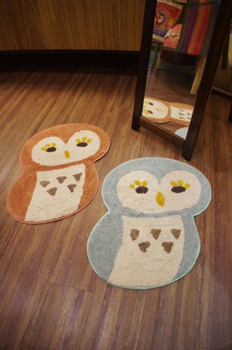 Saibaba Ethnique // 动物系列 --- 猫头鹰地垫 - 摆饰 - 其他材质 多色