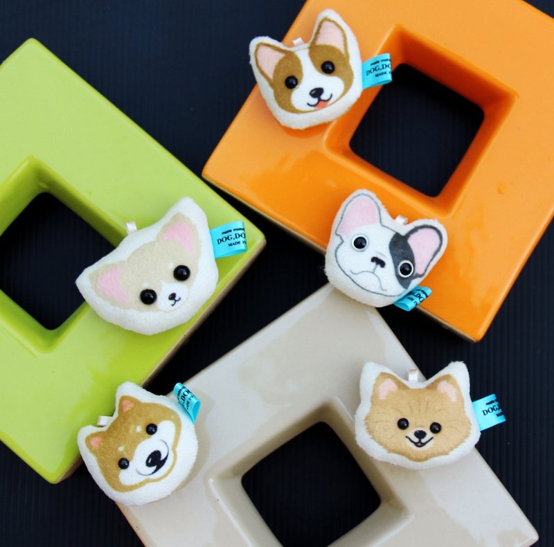 (出清特价) 大头狗- 手机屏幕清洁吊饰。耳机塞 - 钥匙链/钥匙包 - 其他材质 多色