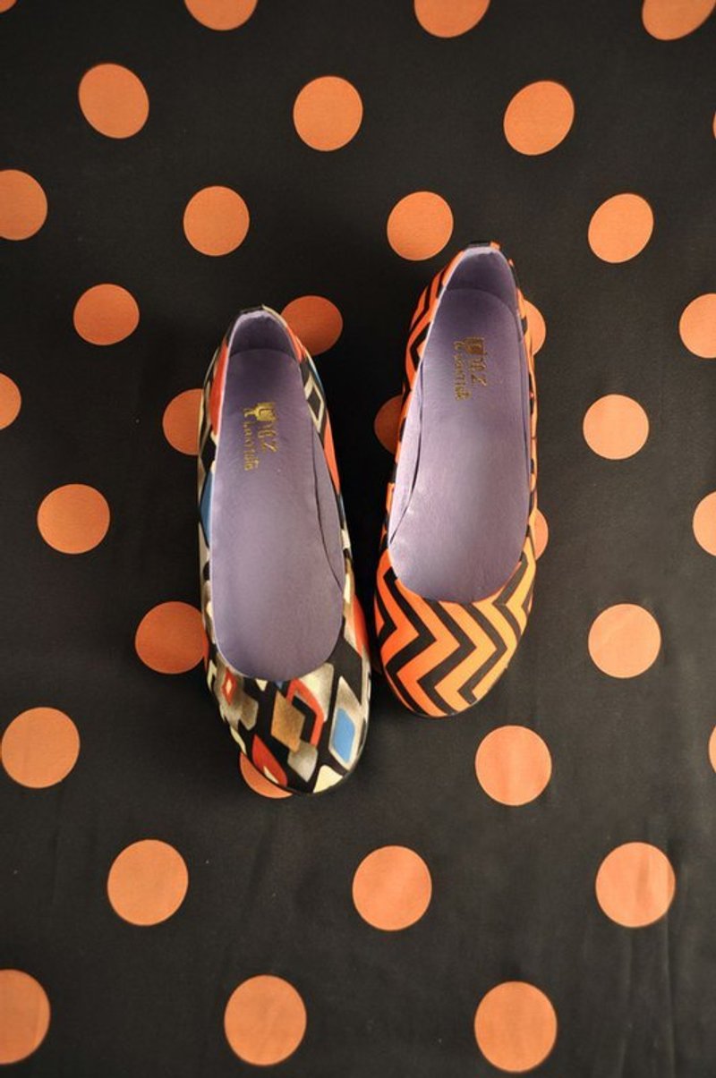 喧嚣嬉闹！翻整个冬日 - 女款休闲鞋 - 真皮 橘色