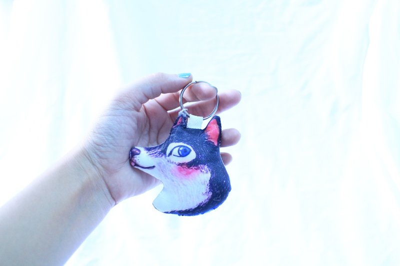 狡猾狗吊饰钥匙圈 - 钥匙链/钥匙包 - 其他材质 多色