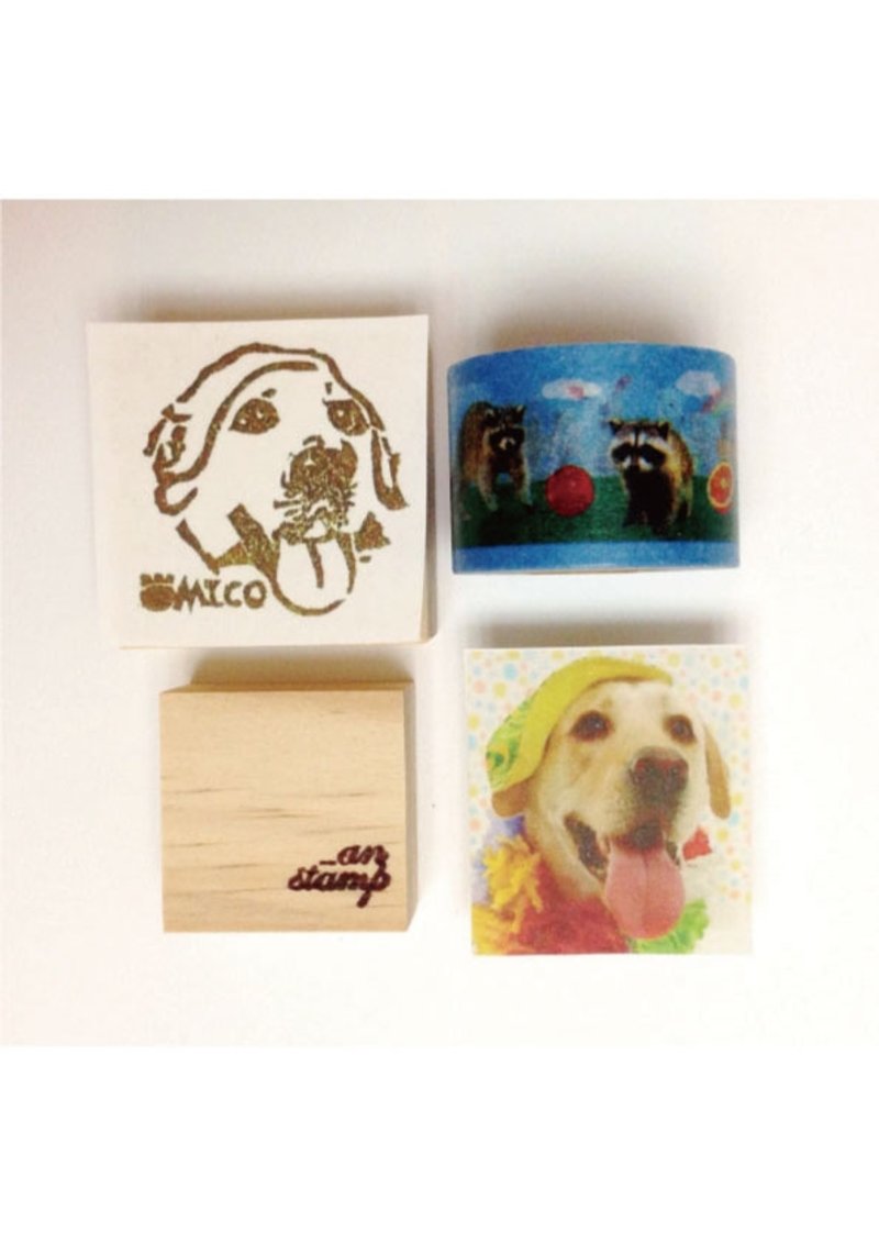 [订制]超可爱宠物大头专属订制印章by anSTaMP - 项圈/牵绳 - 木头 白色