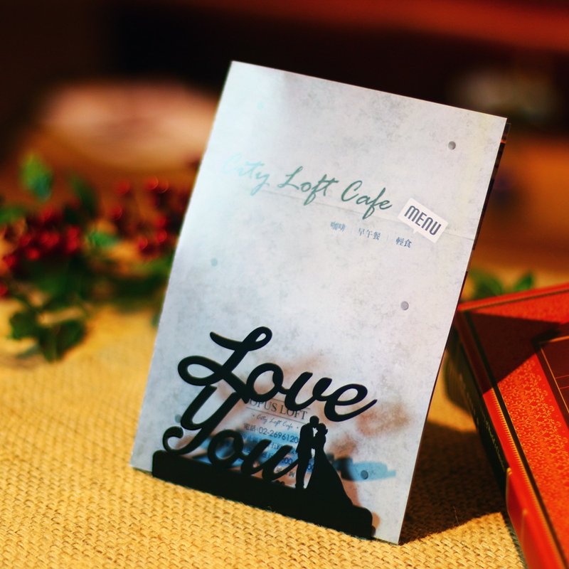 【OPUS东齐金工】欧式铁艺爱情信件架/收纳架/票据分类夹/资料档 - 收纳用品 - 其他金属 黑色