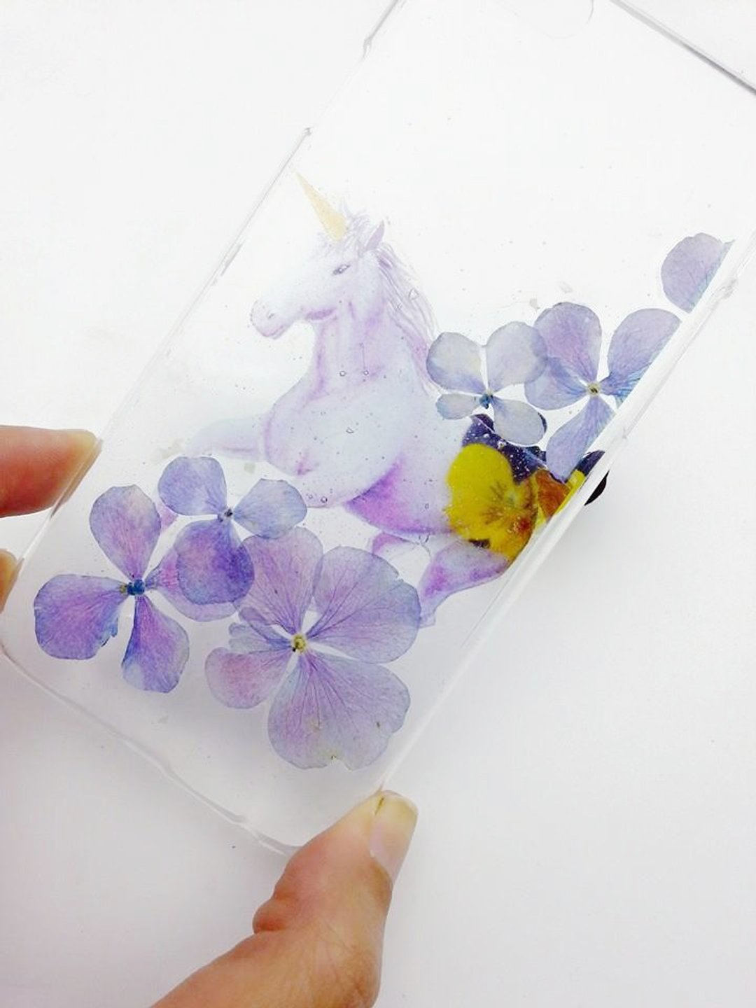 【Lost and find】梦幻 贝壳 独角马 phone case手机壳 - 手机壳/手机套 - 塑料 紫色