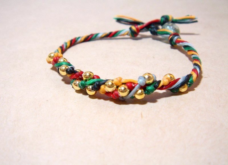 也可以很时尚．dearsharka的五色线手环 - 手链/手环 - 其他材质 