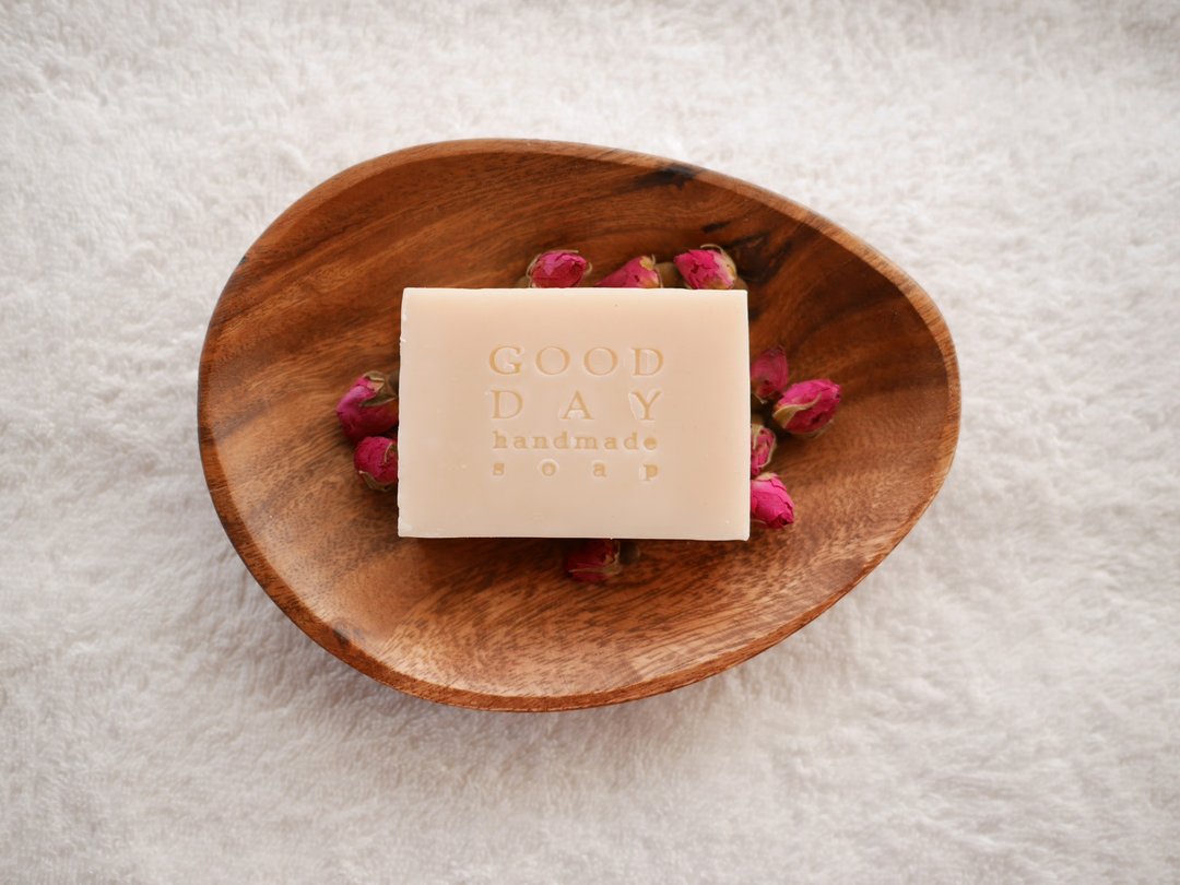 玫瑰乳木深层滋养皂 (Rose &amp; Shea Butter Handmade Soap) - 沐浴用品 - 植物．花 粉红色