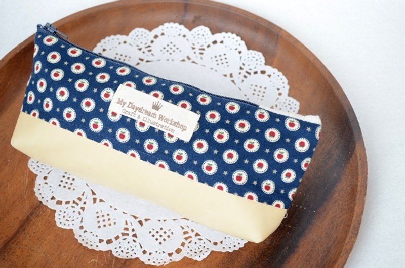 My Daydream Workshop文具田园清新小碎花拉链笔袋文具袋收纳包 (苹果) - 笔筒/笔座 - 其他材质 多色