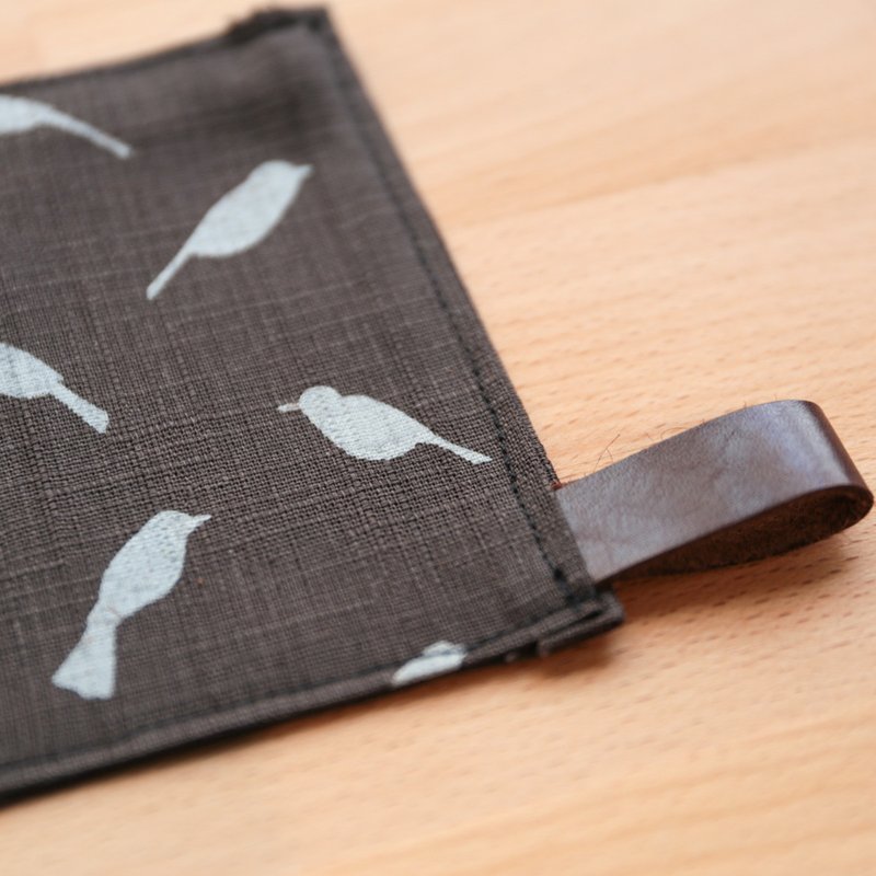 台湾鸟类-皮把杯垫订制 - 杯垫 - 其他材质 黑色