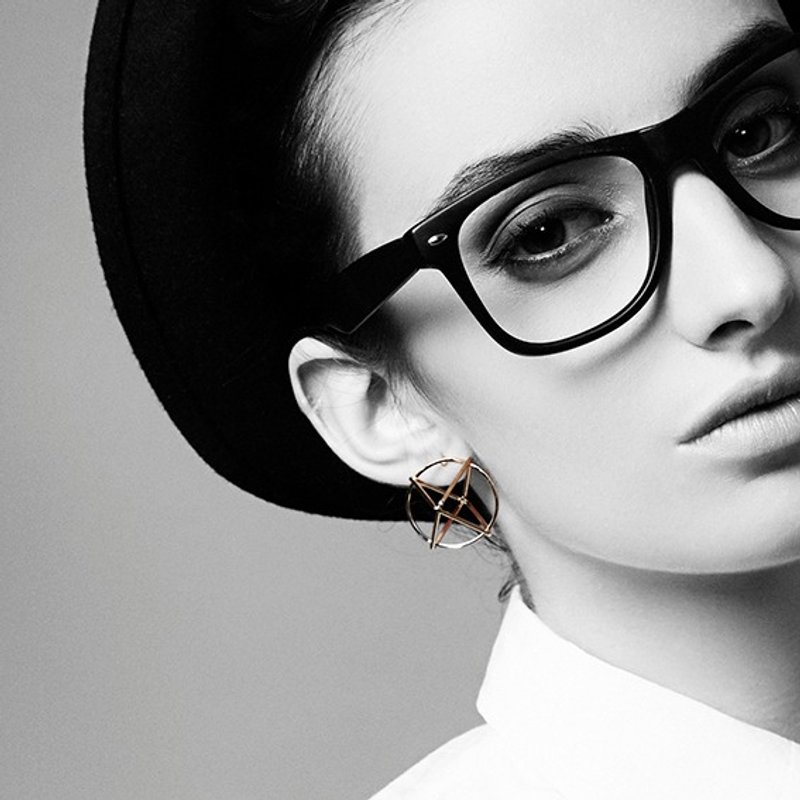 [ EDGES - 边边 ] 立体多面耳环 3D Earing - 耳环/耳夹 - 其他金属 