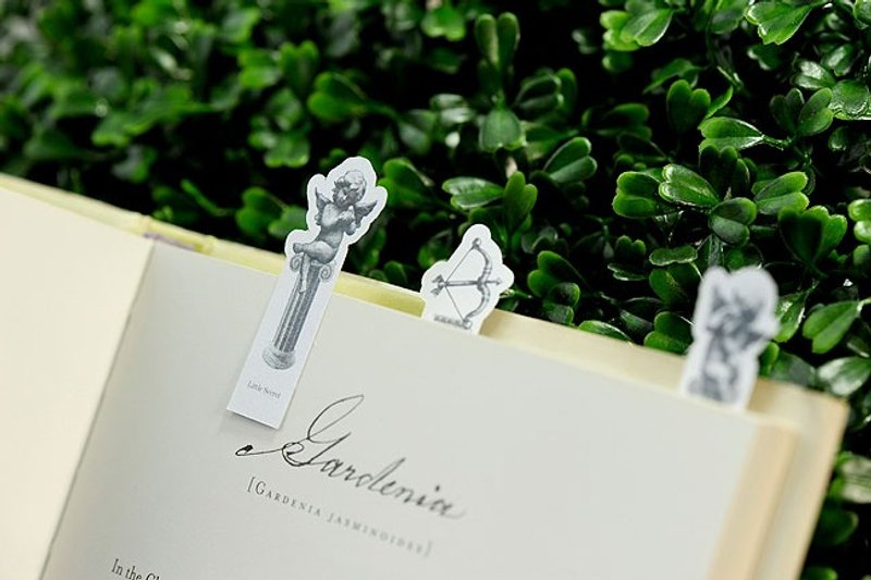 【Miccudo】 | 天使索引贴 | 恋人 爱情 邱彼特  书签  情人节 - 书签 - 纸 灰色