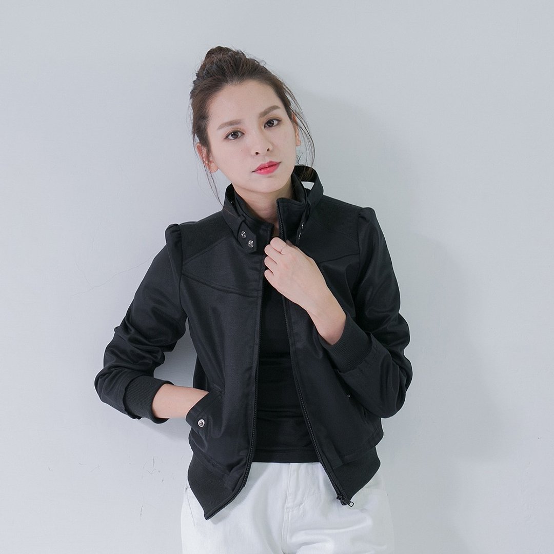 SUMI Laputa 拉普达飞行夹克_5AF203_黑 - 女装休闲/机能外套 - 棉 黑色