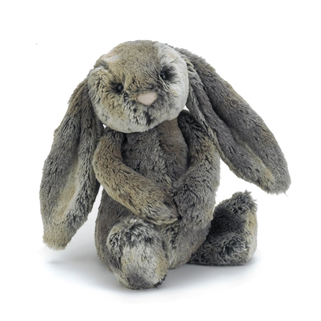 Bashful Cottontail Bunny 金属灰兔 31cm 炫光灰 - 玩偶/公仔 - 棉 灰色
