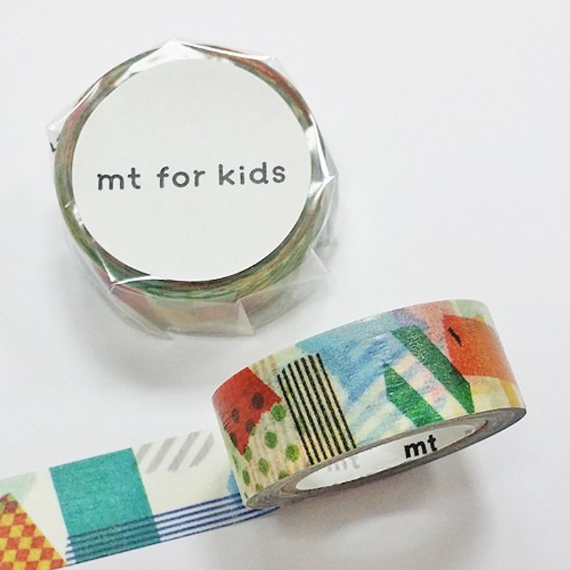 mt 和纸胶带 KIDS【纸胶带拼贴(MT01KID020)】 - 纸胶带 - 纸 多色