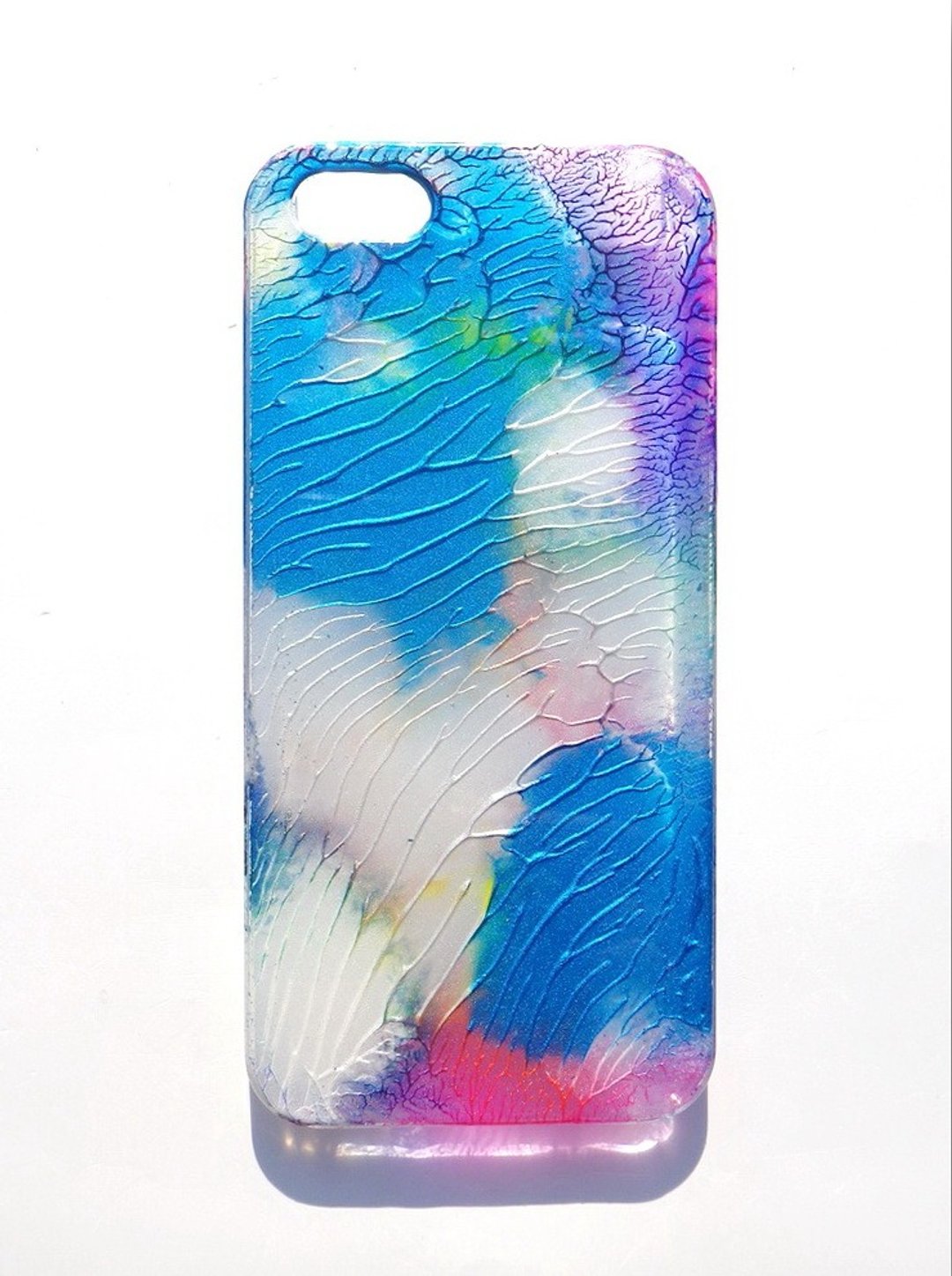 Anny's workshop手作手机保护壳，适用于iphone 5/5S及 SE，彩绘系列-晴空 - 手机壳/手机套 - 塑料 