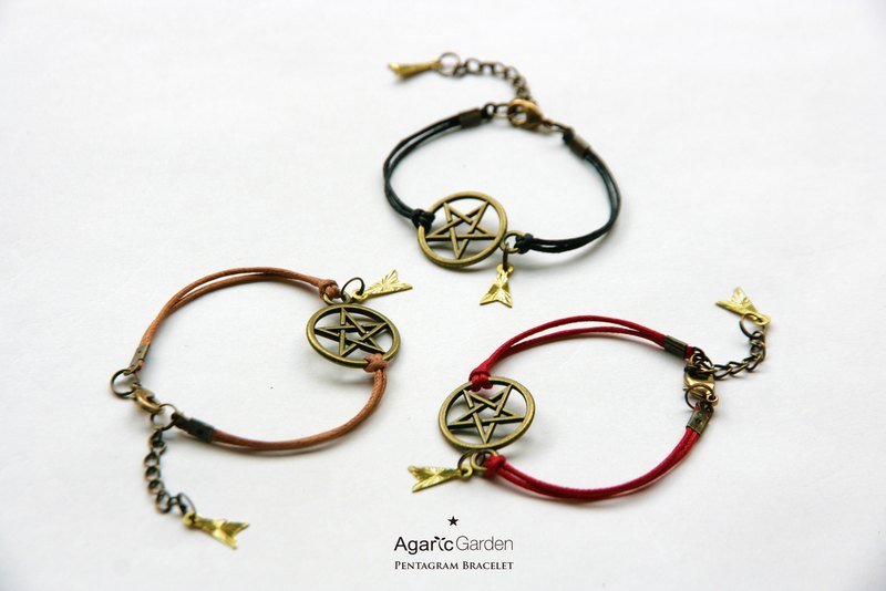 ★五芒星简约手炼 - 手链/手环 - 其他金属 