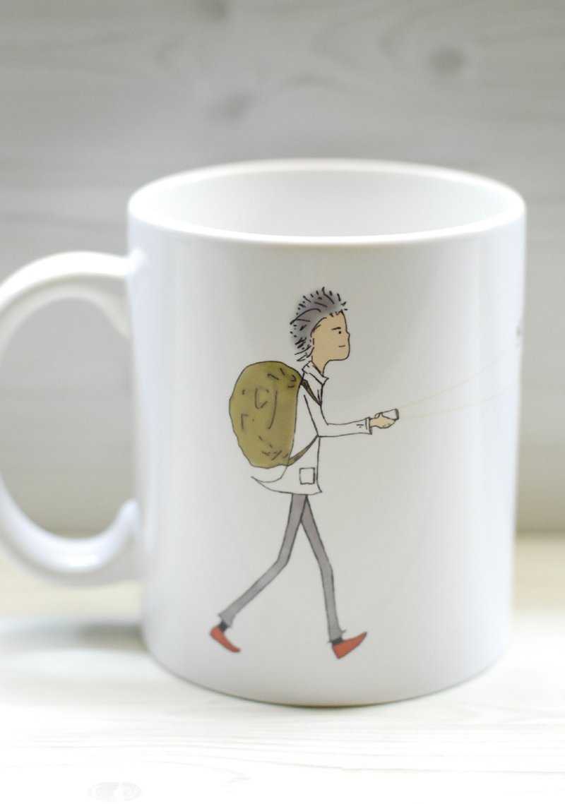 [马克杯]冒险(定制) - 咖啡杯/马克杯 - 瓷 白色