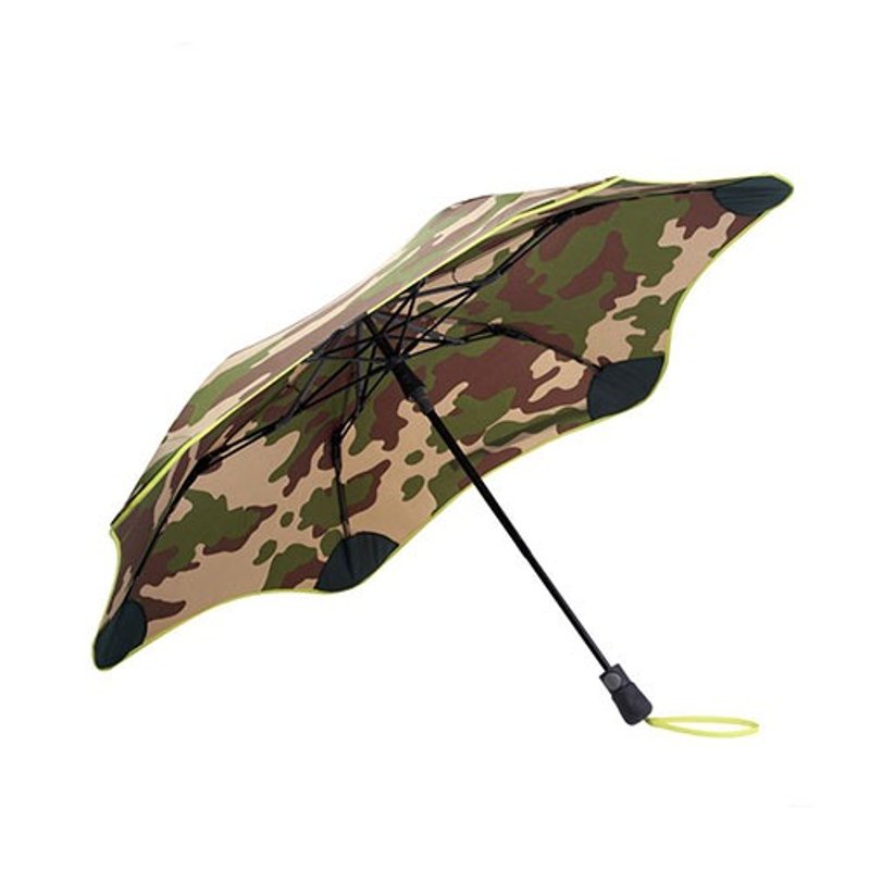 【BLUNT 保兰特 】XS_METRO 抗强风折伞 - 迷彩图腾 (迷彩黄) - 雨伞/雨衣 - 其他材质 绿色