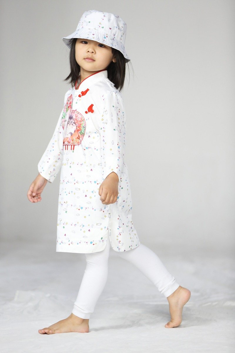 梅雨季节 戴上音符去旅行 儿童 音符云朵 晴雨帽 DiiiD 滴滴水花 - 帽子 - 防水材质 