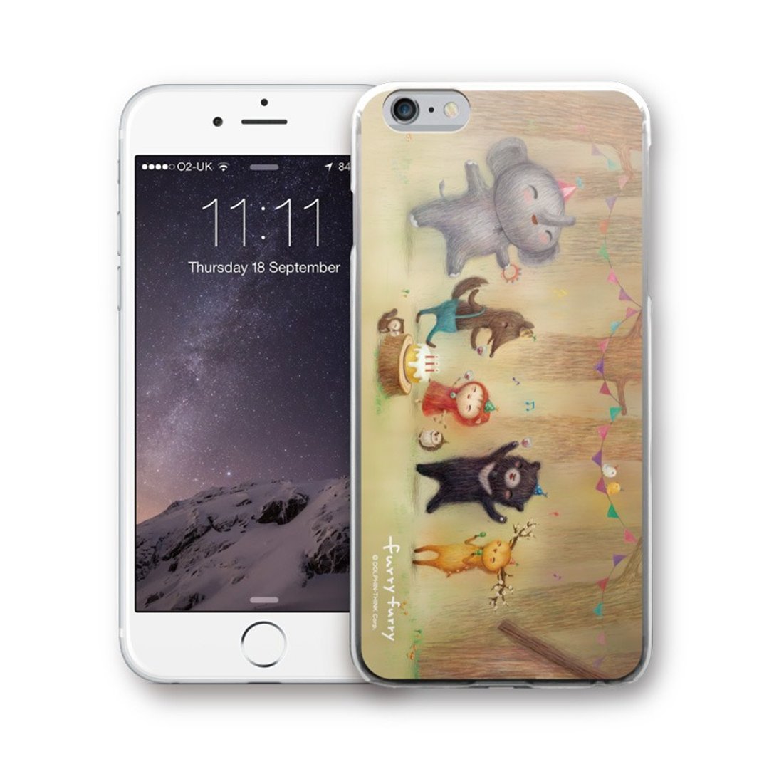 PIXOSTYLE iPhone 6/6S Plus 原创设计保护壳 - FURRYFURRY PSIP6P-374 - 手机壳/手机套 - 塑料 咖啡色