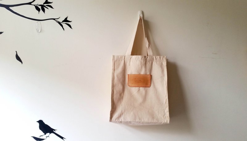 旅人的包-厚实立体棉厚质麻布包  定制英文名字/属于你的一段话 - 侧背包/斜挎包 - 棉．麻 