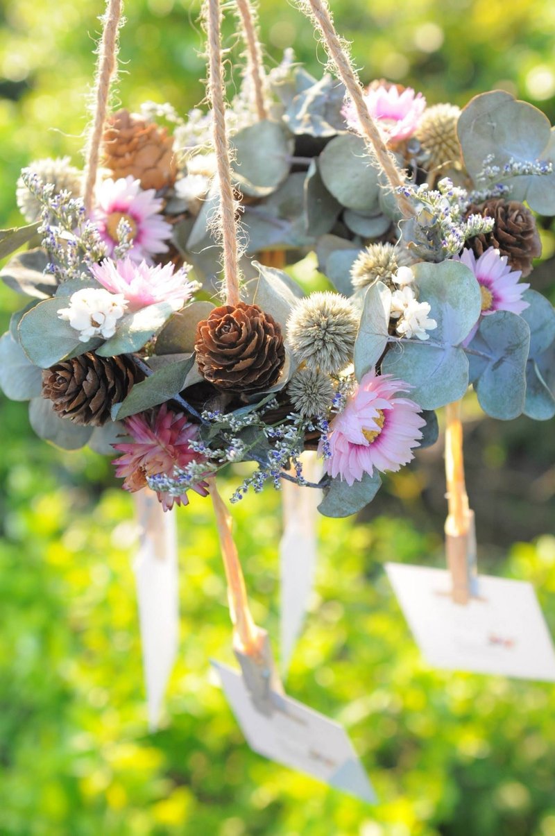 花落闲庭-干燥花挂饰 - 植栽/盆栽 - 植物．花 