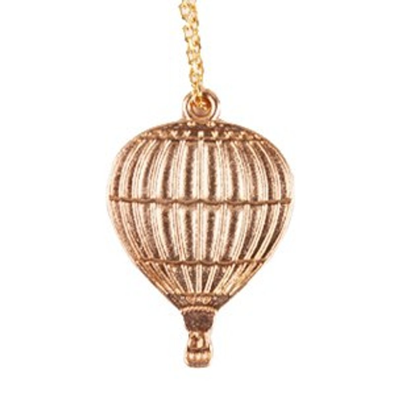 环游世界80天 vintage 热气球项炼 - 项链 - 其他金属 金色