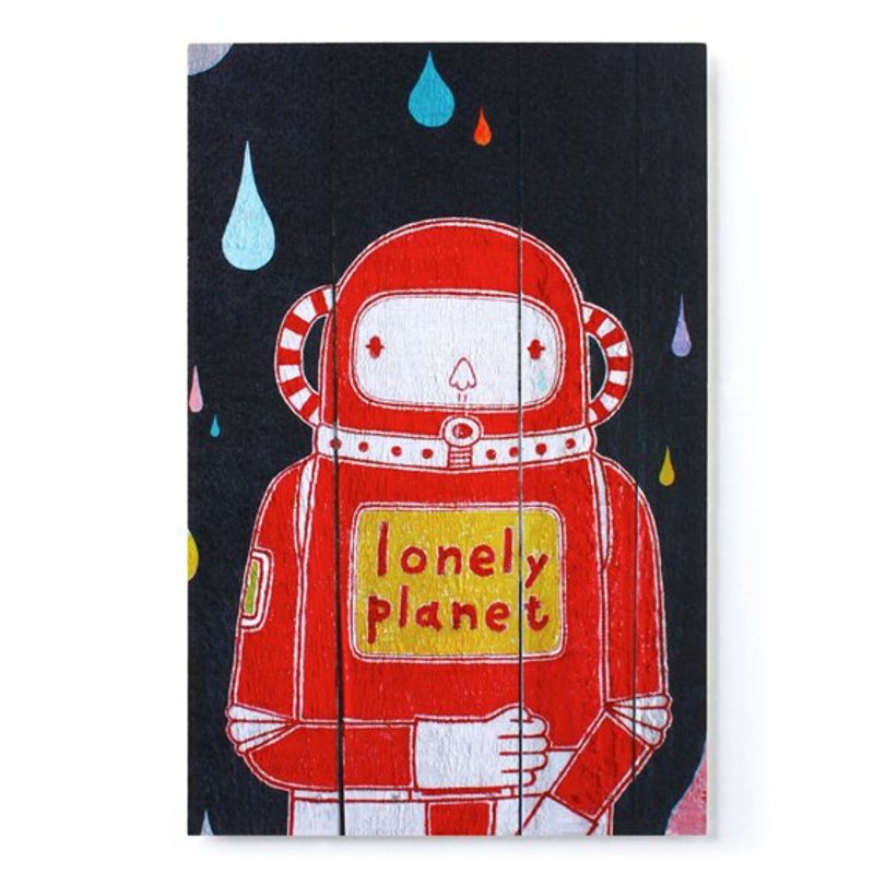 寂寞星球 / 明信片 - 卡片/明信片 - 纸 黑色